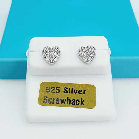 925 Sterling Silver CZ Beautiful Earrings for Women, 1USPAR4215 - Picture 4 of 11
